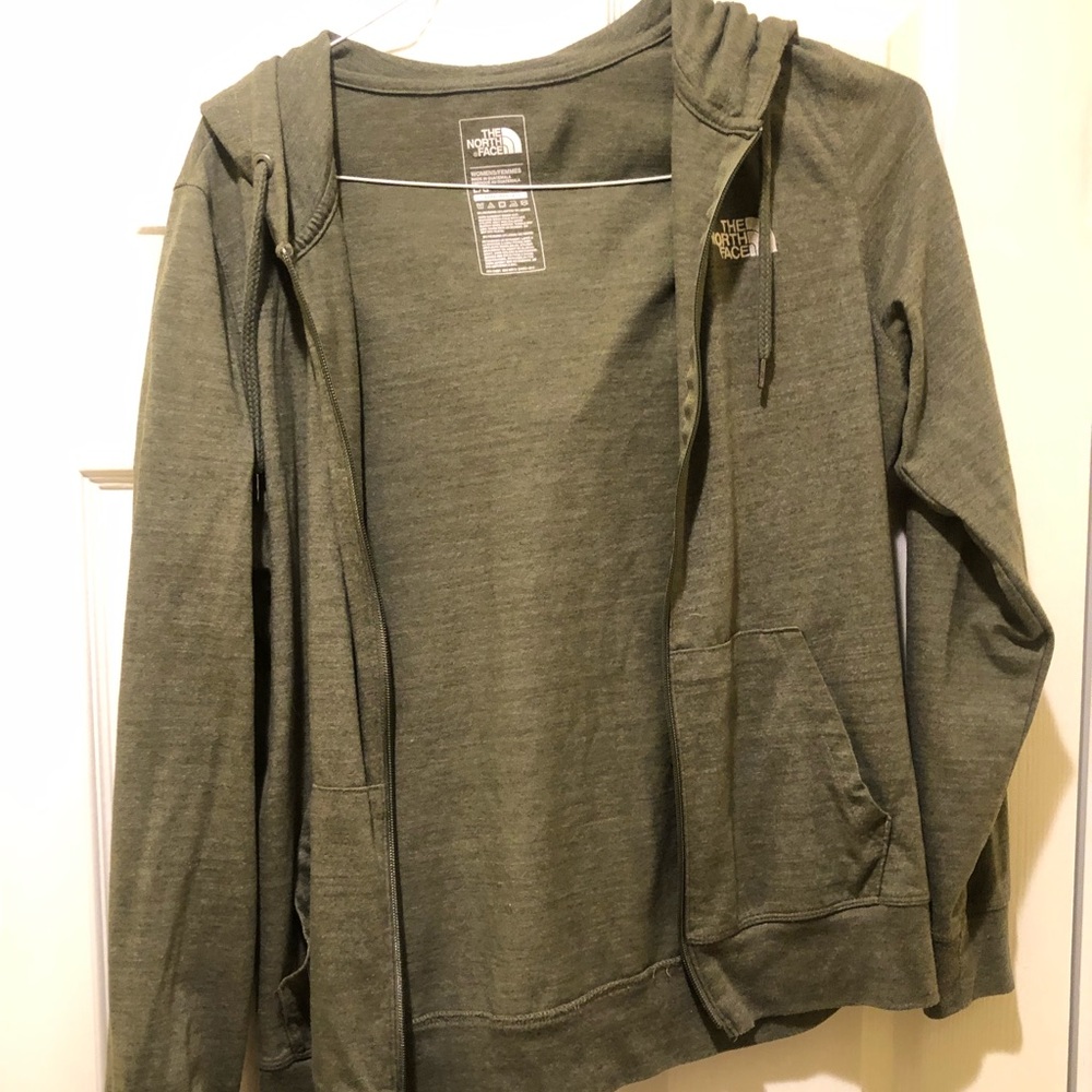 North face zip hoodie